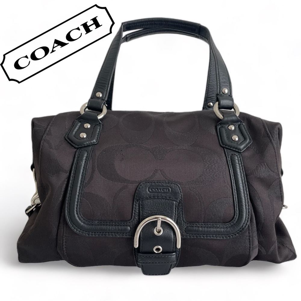 LIKE NEW COACH Campbell Signature Satchel Tote Bag
